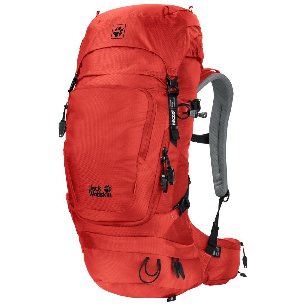 Jack Wolfskin ORBIT 26 RECCO backpack ταξιδιου ανδρικα πορτοκαλι κοκκινα | GR0520226